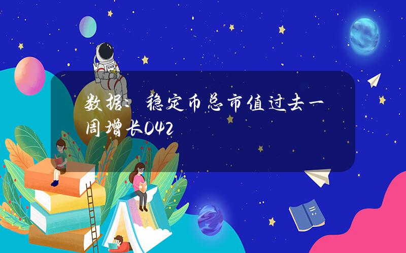 數據：穩定幣縂市值過去一周增長0.42%